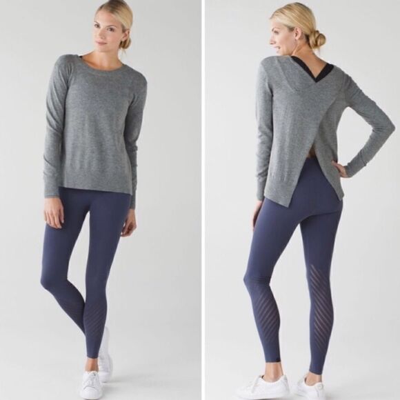 Lululemon Enlighten Tight Contour Conpression Cadet Blue - Picture 1 of 13